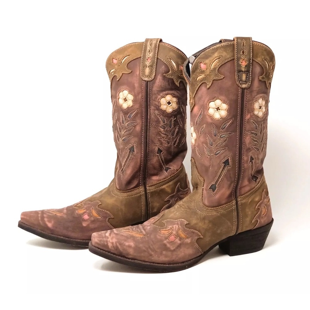 Dan Post Miss Kate Laredo Vintage Cowboy Boots